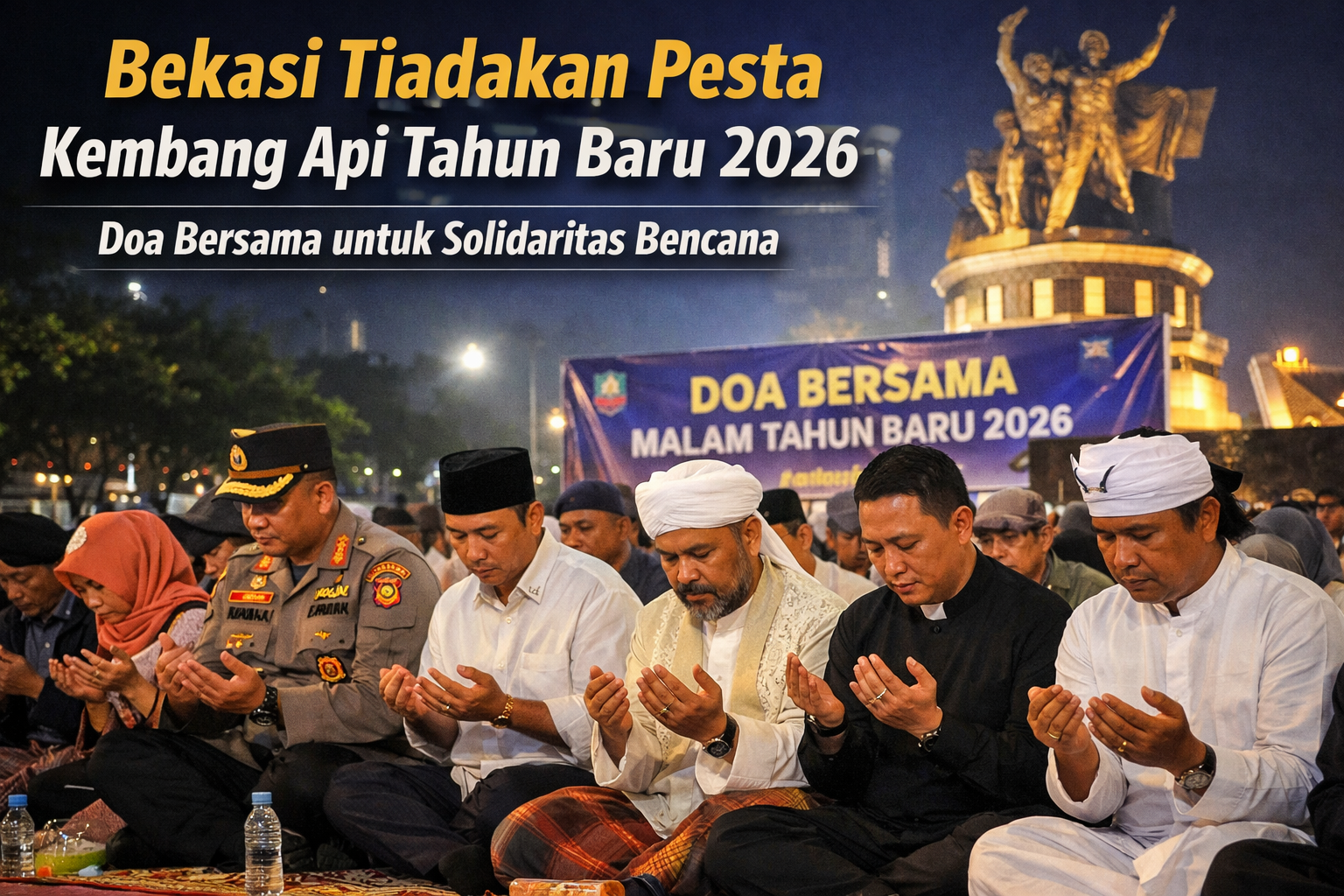 Pemkot Bekasi tiadakan pesta kembang api Tahun Baru 2026