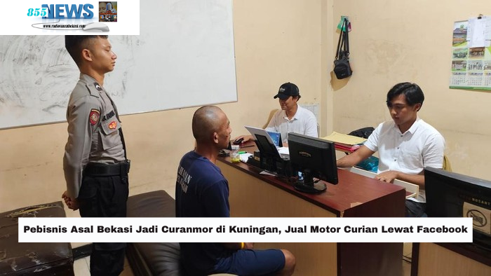 Pebisnis Asal Bekasi Jadi Curanmor di Kuningan, Jual Motor Curian Lewat Facebook